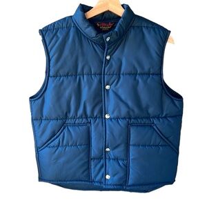 Vintage Pla-Jac by Dunbrooke Like New Navy Puffer Vest. Men’s M